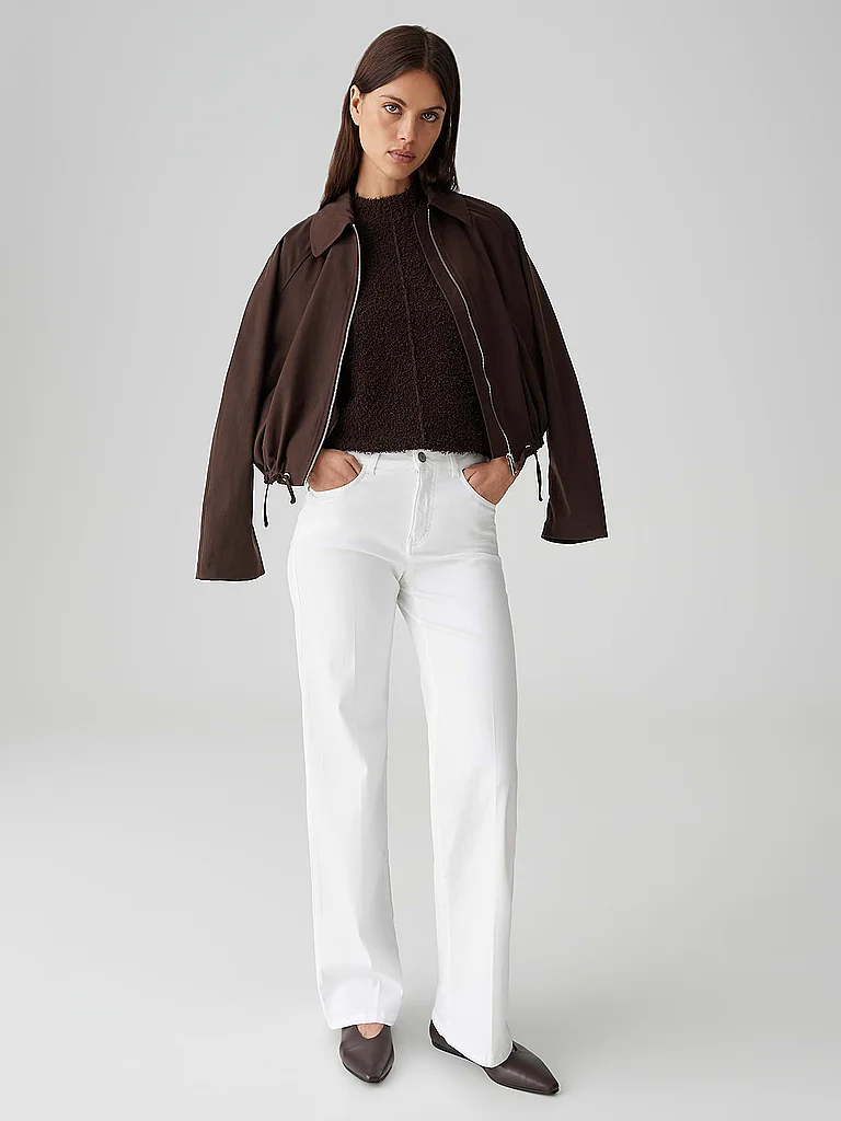 Opus Melly Modern Jean Coupe Droite Blanc 40/L30 2